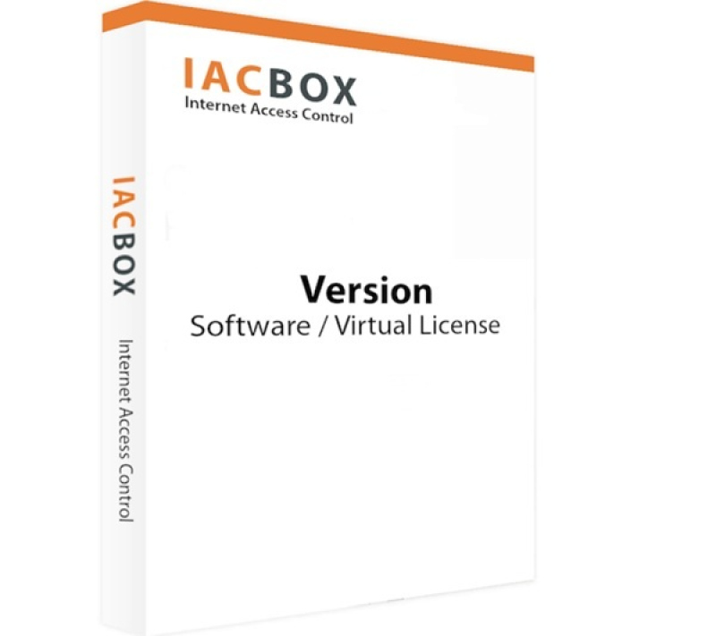 Hotspot Internetabrechnung Zugriffskontrolle IAC-BOX IACBOX IAC Pro Version Software Lizenz Virtual License 1500 Gleichzeitige Benutzer / Geräte IACSW99990BL